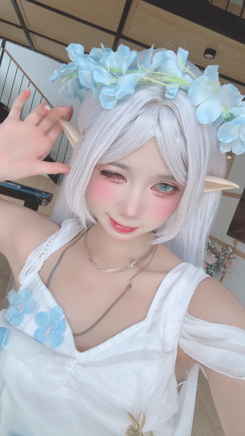 PoppaChan - Frieren Blue Valley Dress [78P,9V-1.34GB] tg@simisebaisi 【丝足阁】042.webp